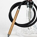 Hookah Snake Shisha Triple Spiral Purple Walnut