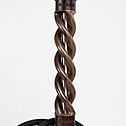 Hookah Snake Shisha Triple Spiral Purple Walnut
