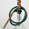 Hookah Snake Shisha Triple Spiral Tiger Wood
