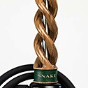 Hookah Snake Shisha Triple Spiral Tiger Wood