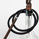 Hookah Snake Shisha Triple Spiral Wenge