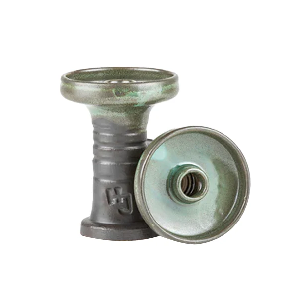 Bowl / Head HookahJohn - Harmony Pe-Stache (Dark Gray & Dark Green)