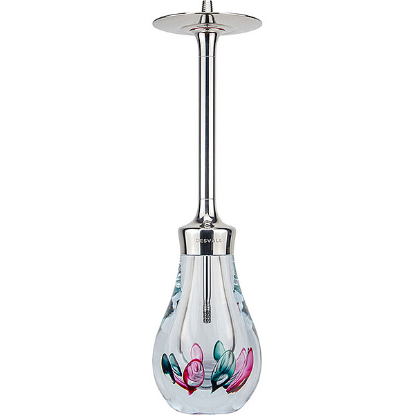 Hookah Desvall Classic 5 Titanium - Bubbles Pink Green