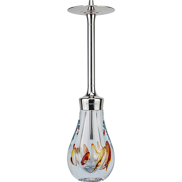 Hookah Desvall Classic 5 Titanium - Bubbles Red Brown