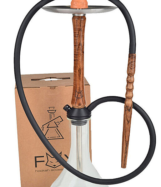 Hookah Fox - Wood Palisandr (with Flask)