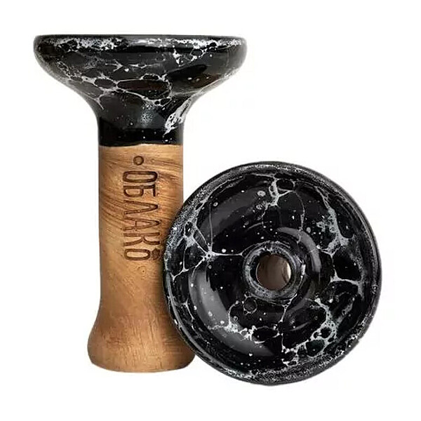 Bowl Oblako - Glaze Phunnel M (Black & White Marble)