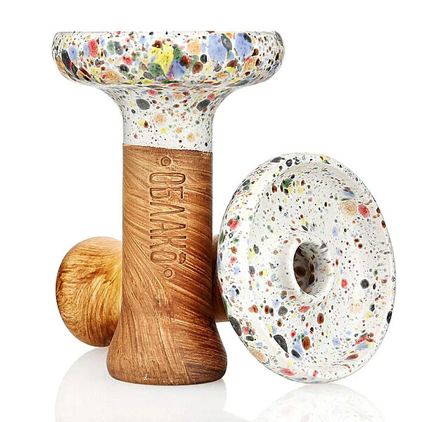 Bowl Oblako - Glaze Phunnel M (White With Dots / Skittles)